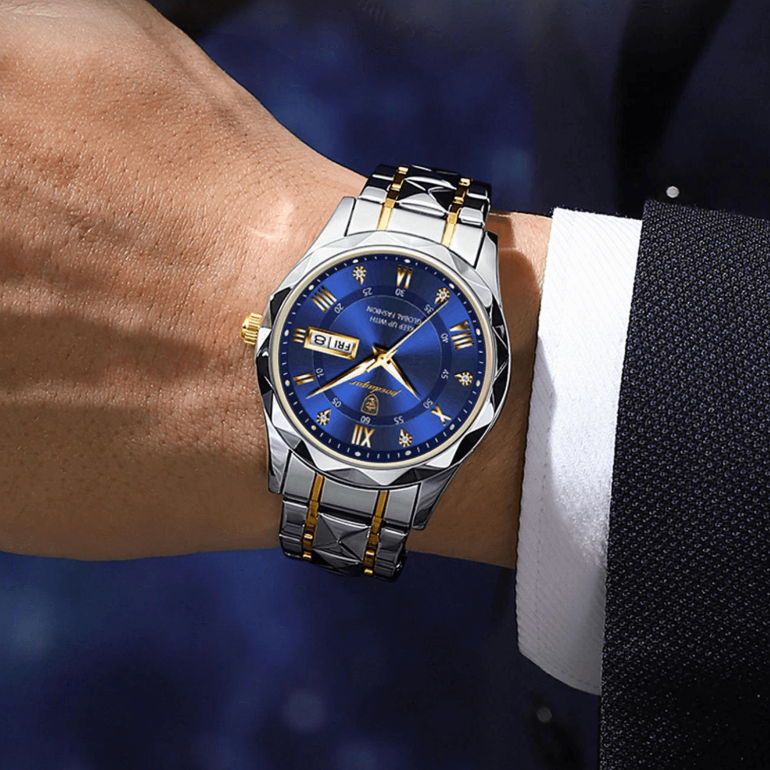 Lumistel Men's Stainless Steel Wristwatch For Timeless Style And Durability | Lersk