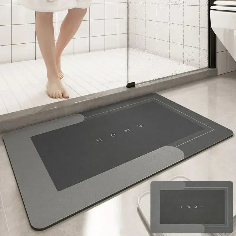 حصيرة حمام فائقة الامتصاص 40 × 60 سم، حصيرة غير قابلة للانزلاق ومريحة للاستخدام المنزلي | ليرسك