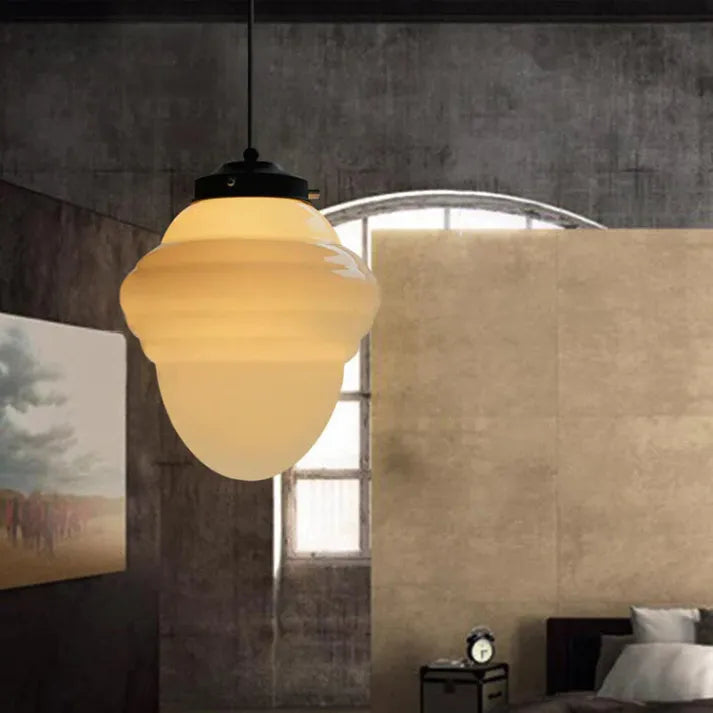 Suspension géométrique AstraLume en verre dépoli | Lersk