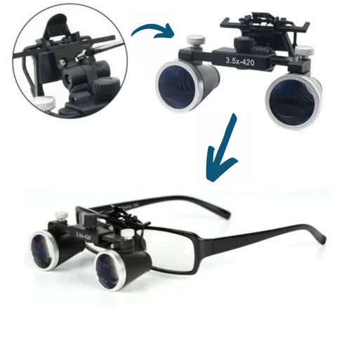 OrionView Dental Loupes With LED Light And Binocular Magnification | Lersk