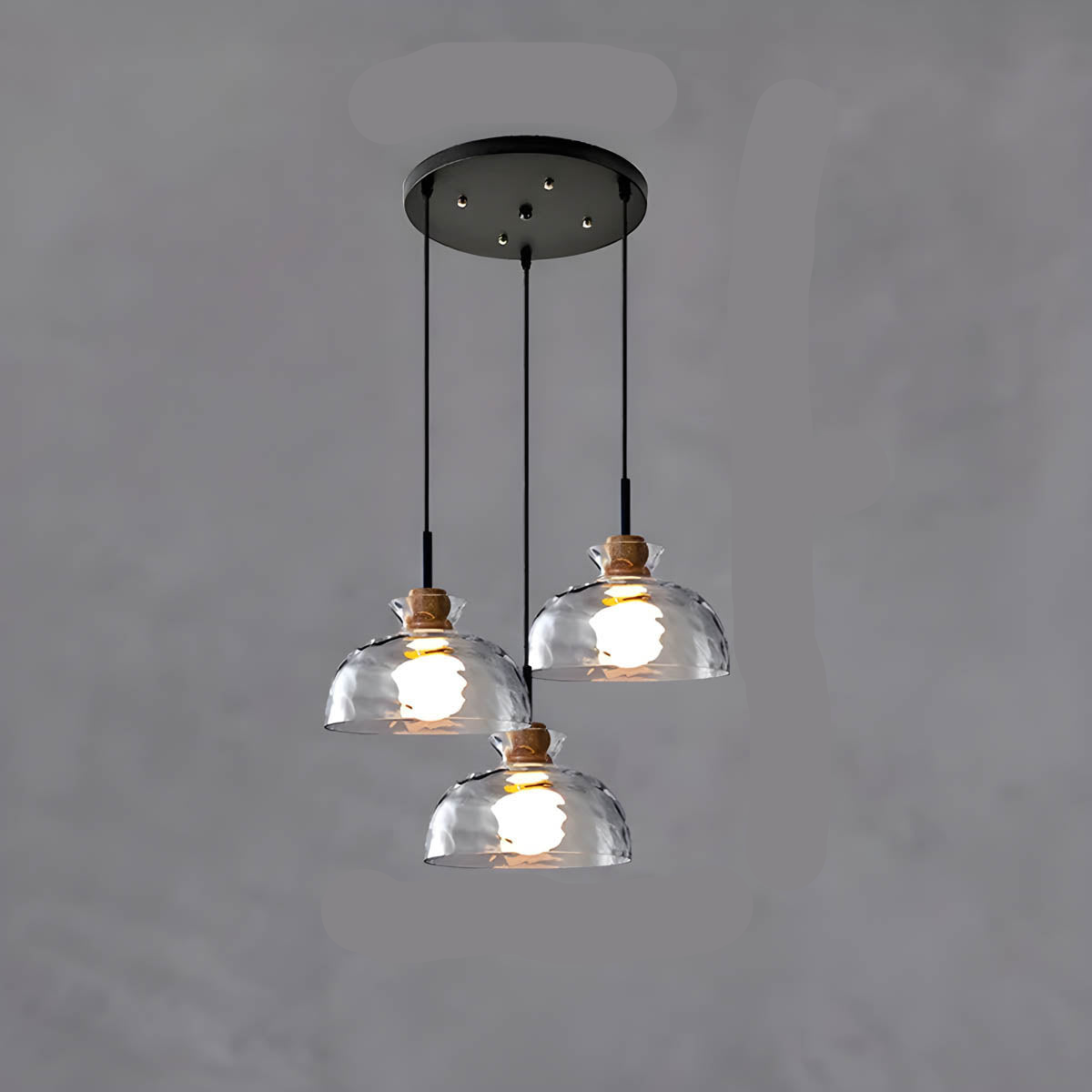 Elora Glass Chandelier | Minimalist Elegant Illumination | Lersk