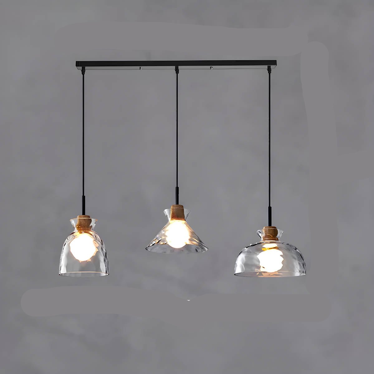 Elora Glass Chandelier | Minimalist Elegant Illumination | Lersk