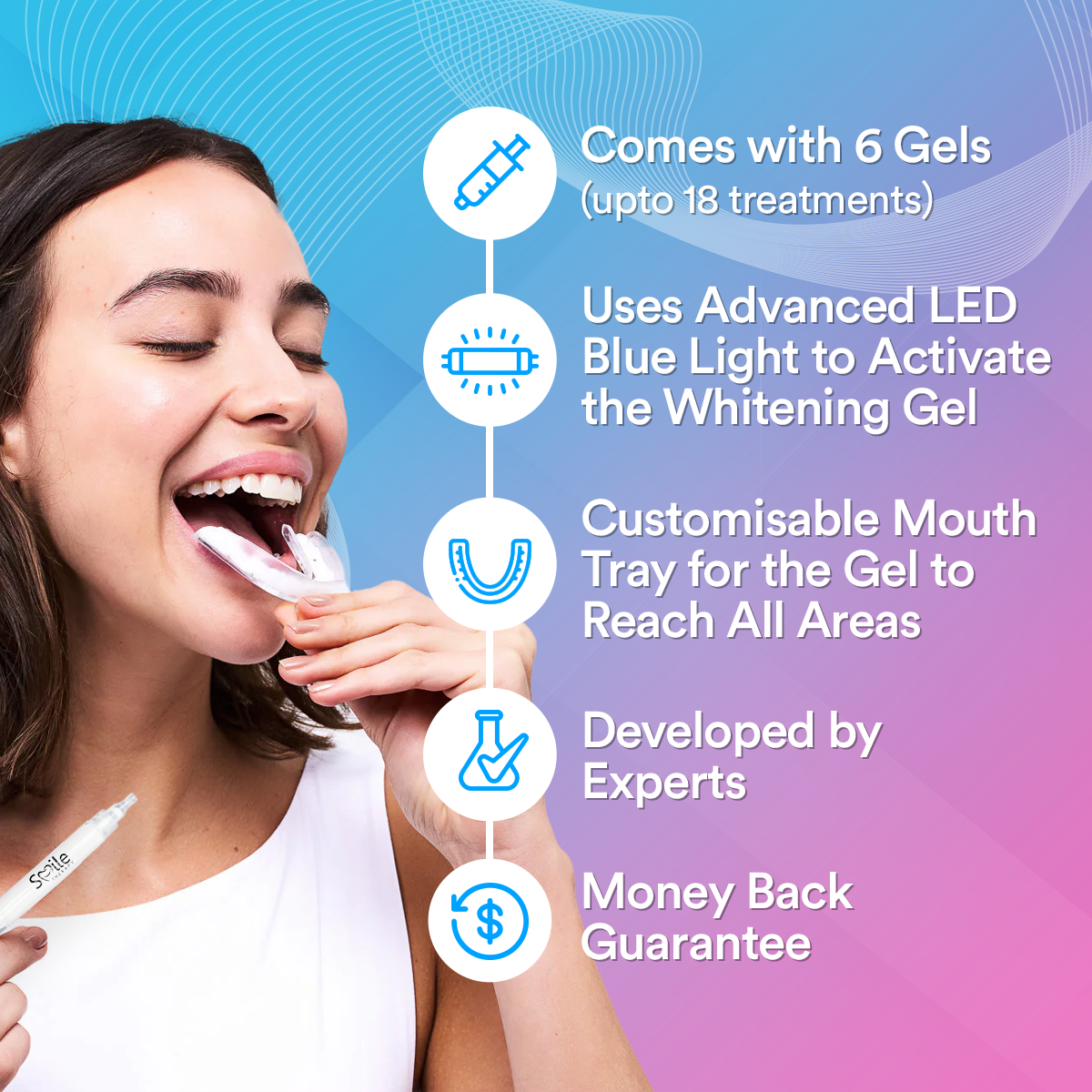 LumiWhite PAP+ LED Tandblegningssystem | Lersk