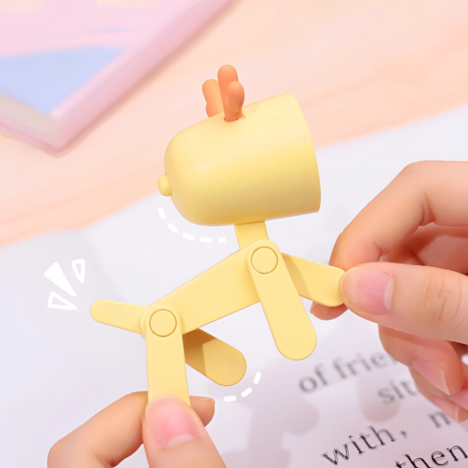 PetalClip Pink USB LED Desk Lamp Kids Adjustable Clip Arm | Lersk