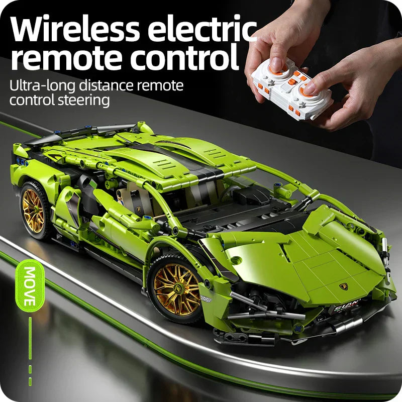 1280-Piece Wireless 1:14 Supercar Kit For Kids And Adults | Lersk
