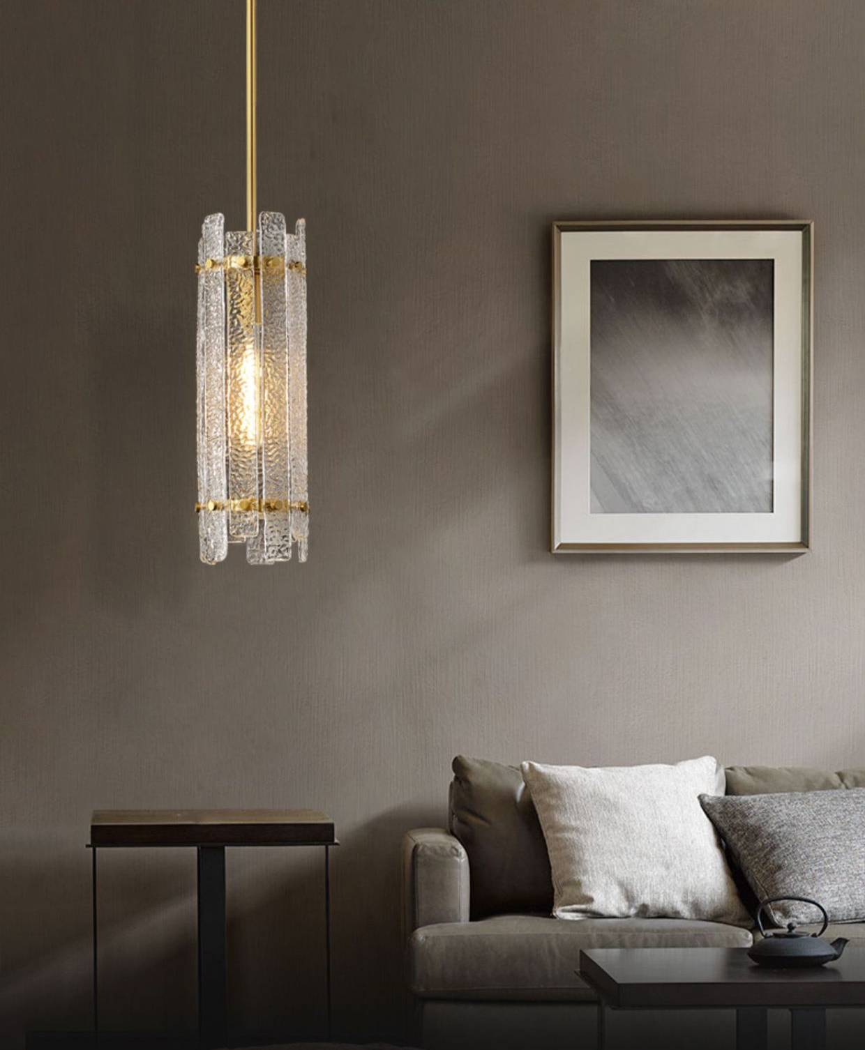 Luma Crystal Pendant Light, Modern Decorative Ceiling Fixture | Lersk