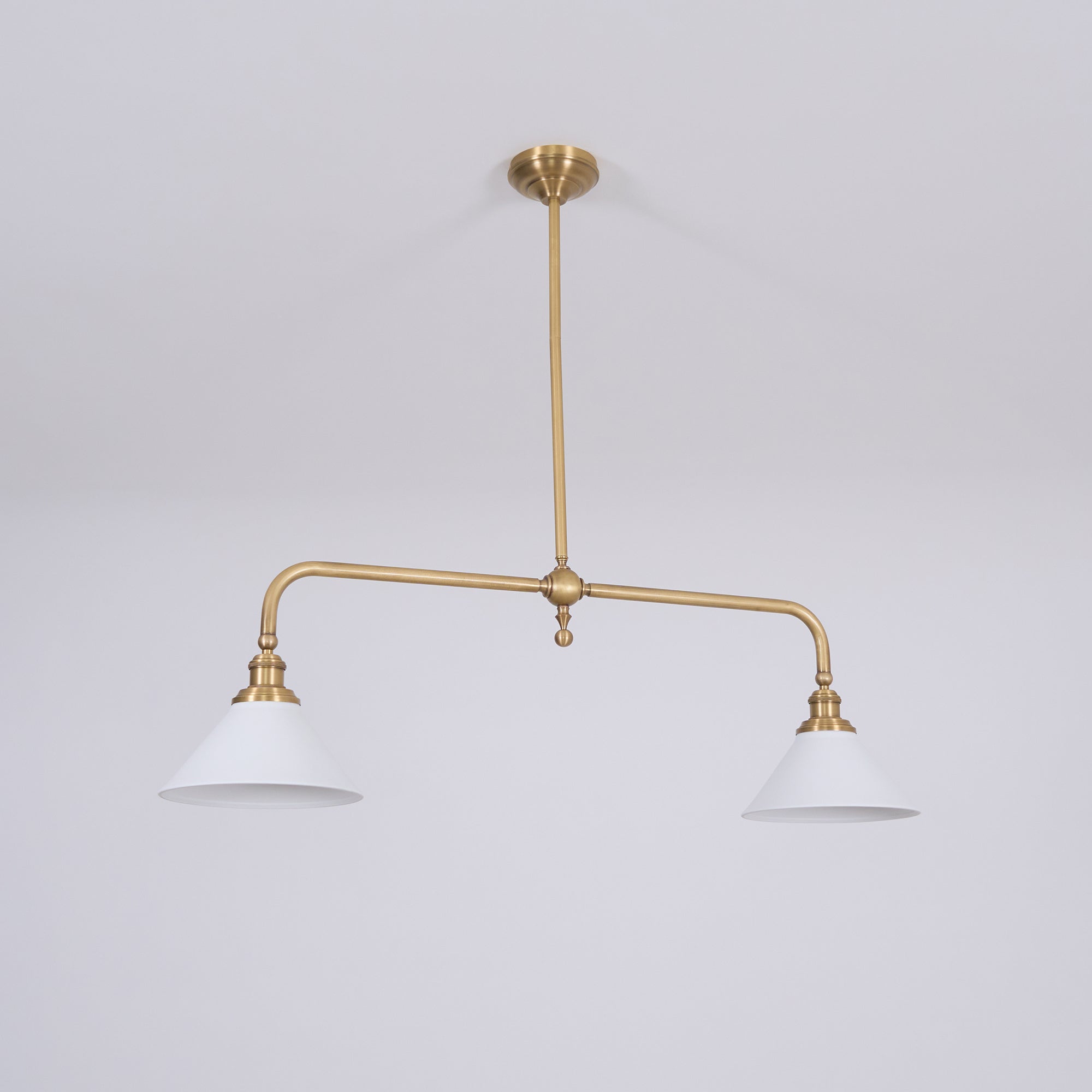 AstraVex Vintage Glass Pendant Light With White Shade | Lersk