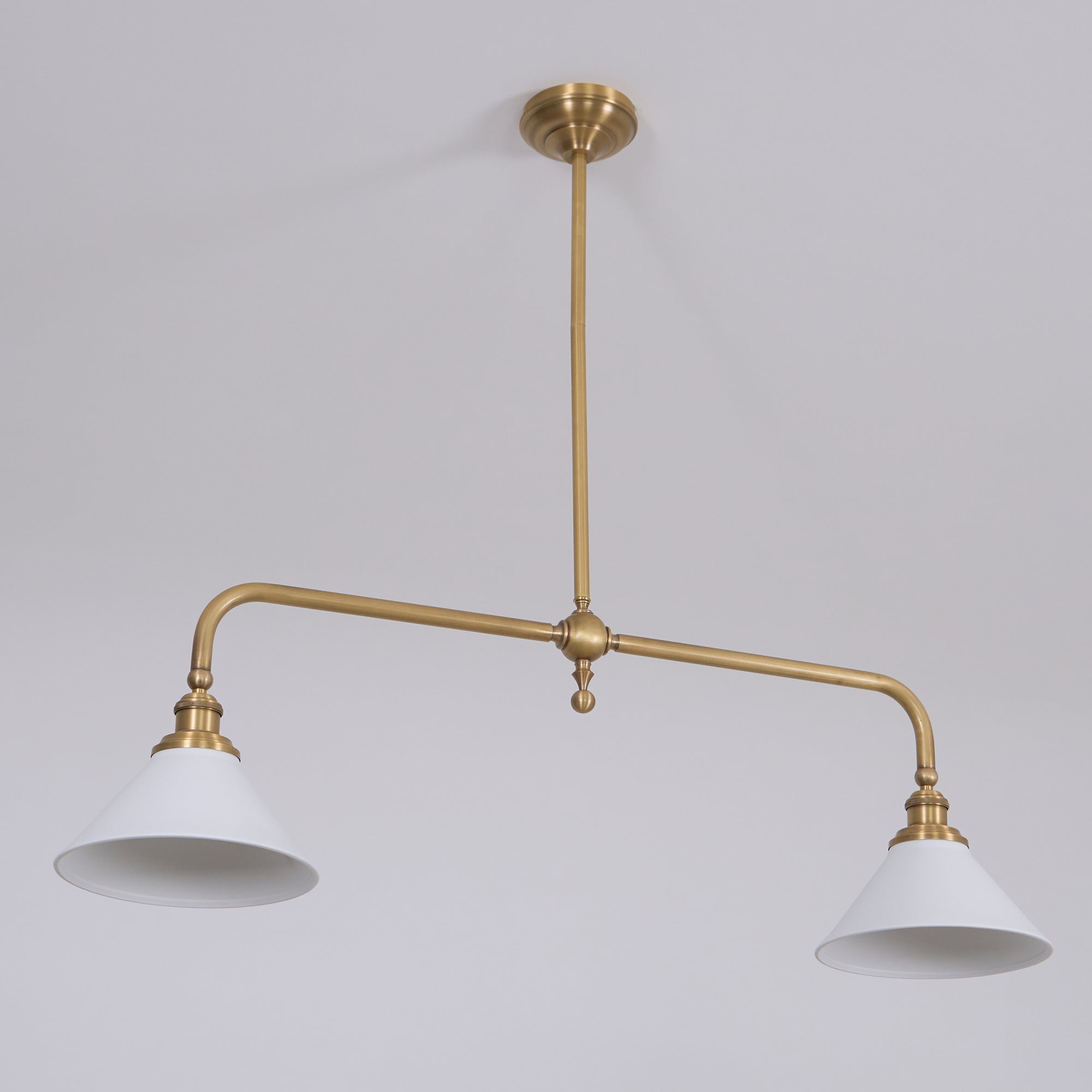 AstraVex Vintage Glass Pendant Light With White Shade | Lersk