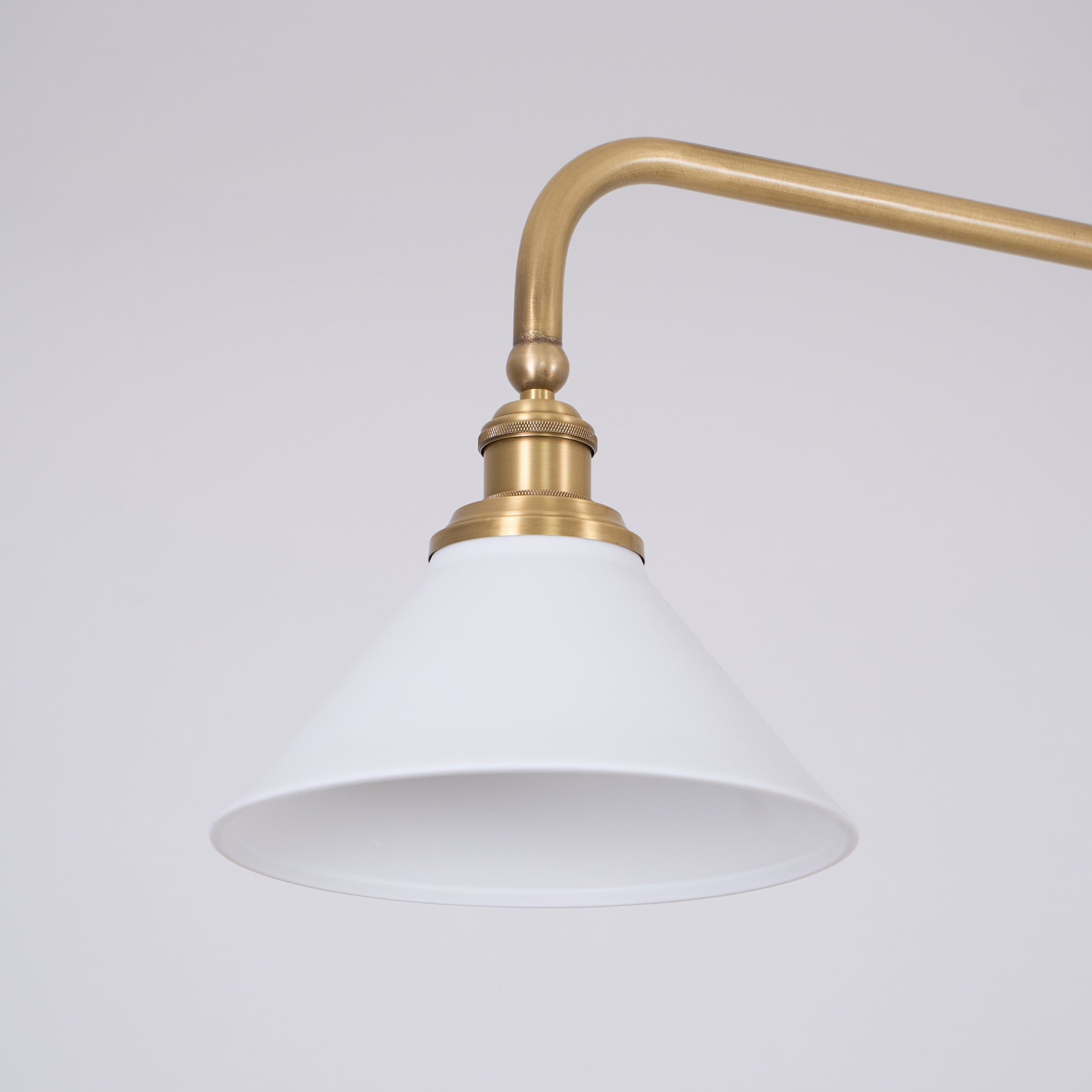 AstraVex Vintage Glass Pendant Light With White Shade | Lersk