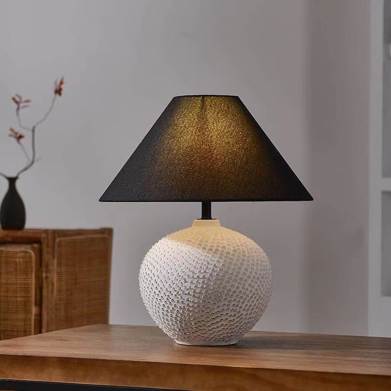 Contemporary Ceramic Ball Table Lamp With Soft Ambient Lighting For Bedrooms | Lersk