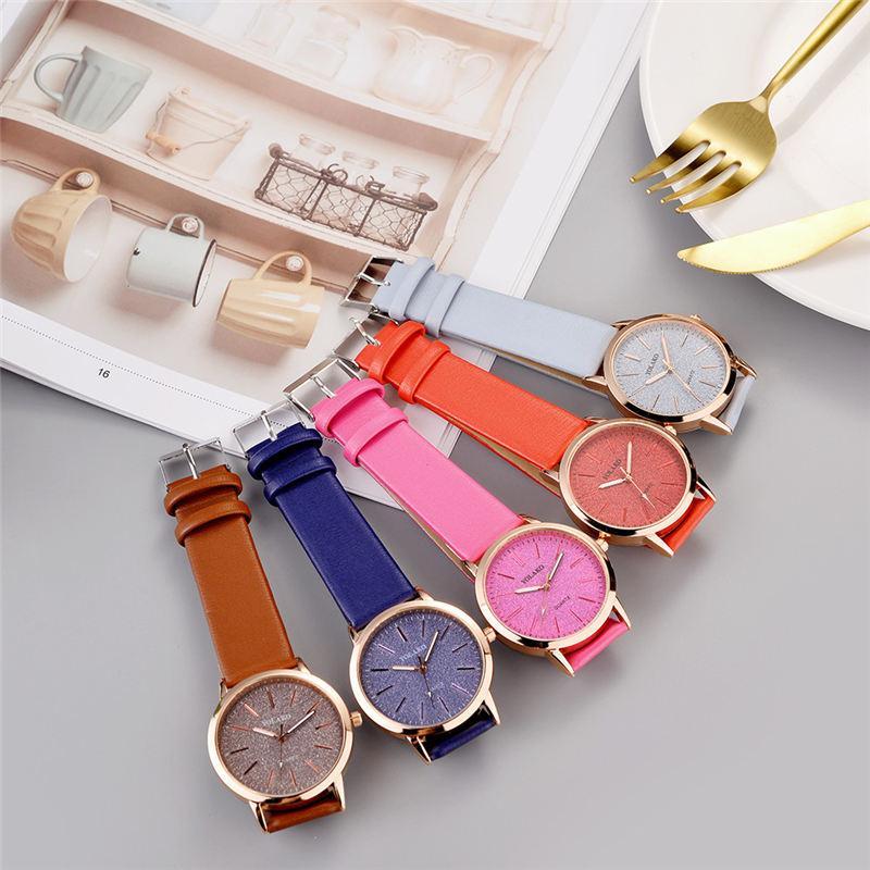 IcoolGadgets Geneva Faux Leather Analog Quartz Wrist Watch For Women Elegant Gift | Lersk