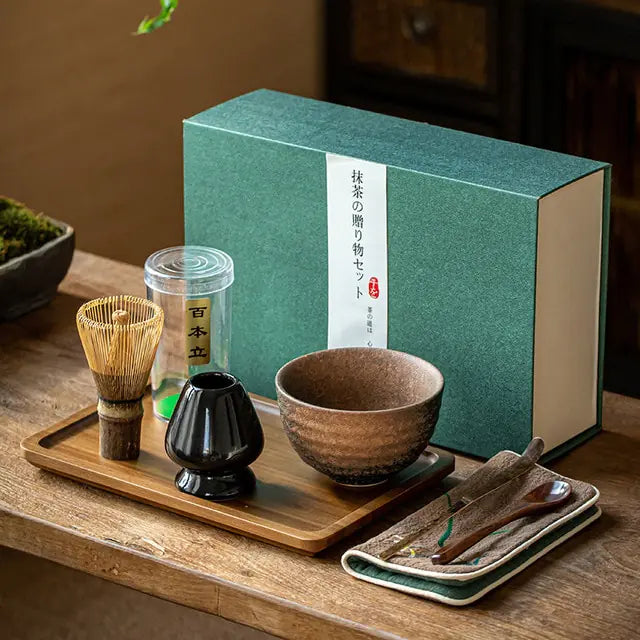Set Regalo Zenmatcha Matcha per Amanti del Tè Kit Autentico per Cerimonia | Lersk