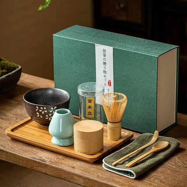 Set Regalo Zenmatcha Matcha per Amanti del Tè Kit Autentico per Cerimonia | Lersk