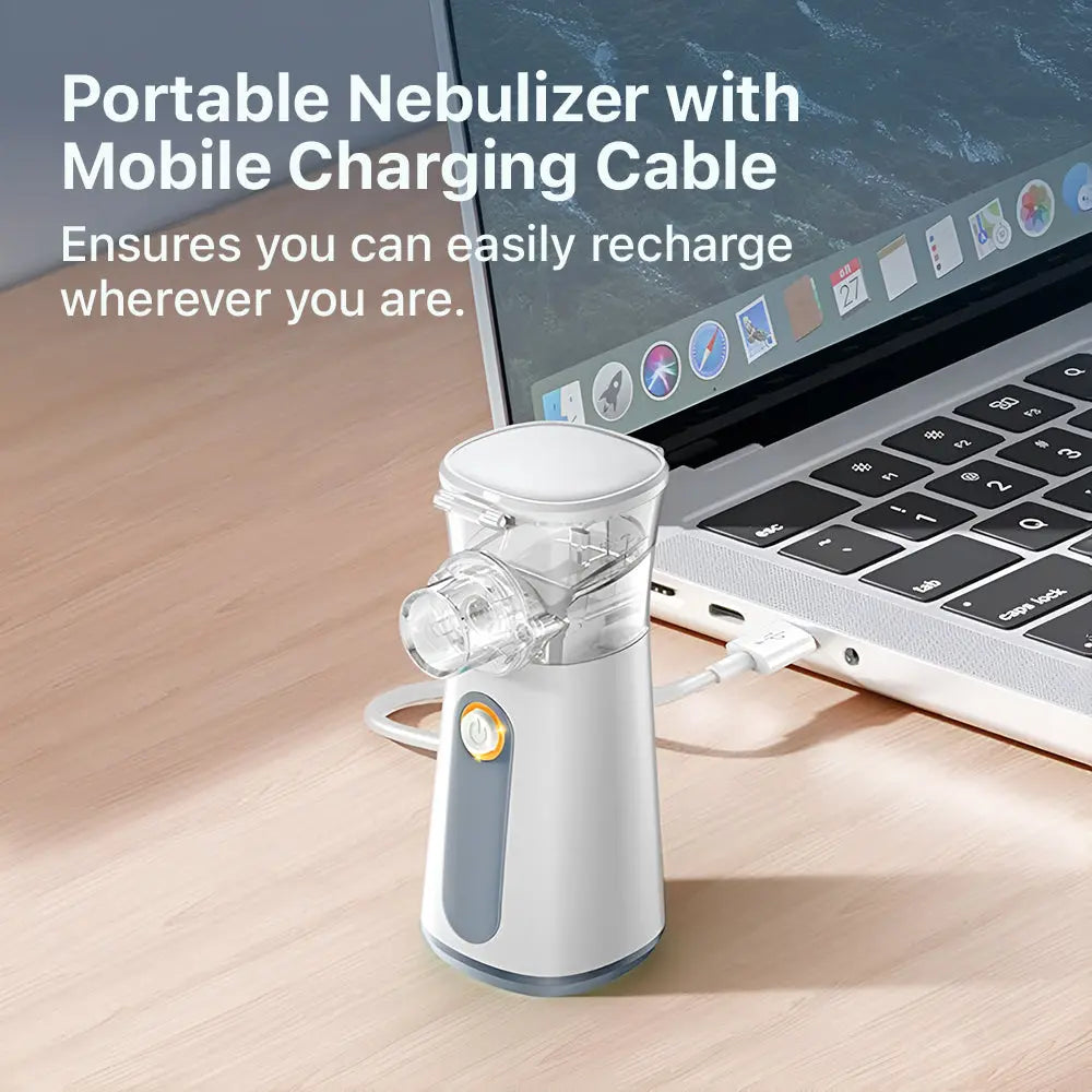 Portable Nebulizer For Cough And Asthma, Safe And Effective Inhalation Device For Home Or Travel | Lersk