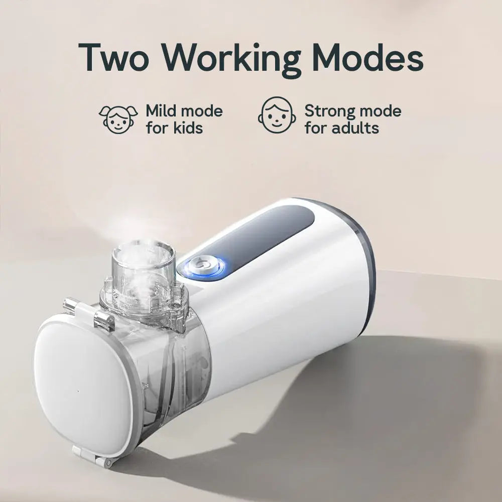 Portable Nebulizer For Cough And Asthma, Safe And Effective Inhalation Device For Home Or Travel | Lersk
