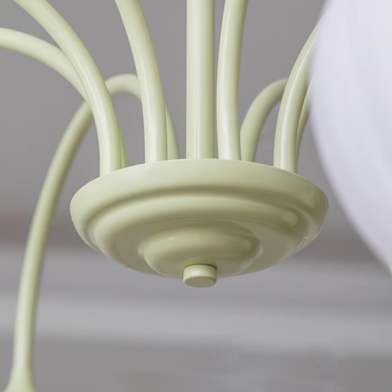 Aurelia Elegant Matcha Chandelier for Living and Dining | Lersk