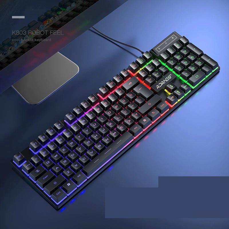 Tastiera da gioco meccanica cablata retroilluminata AetherNova Pro per un gioco fluido | Lersk