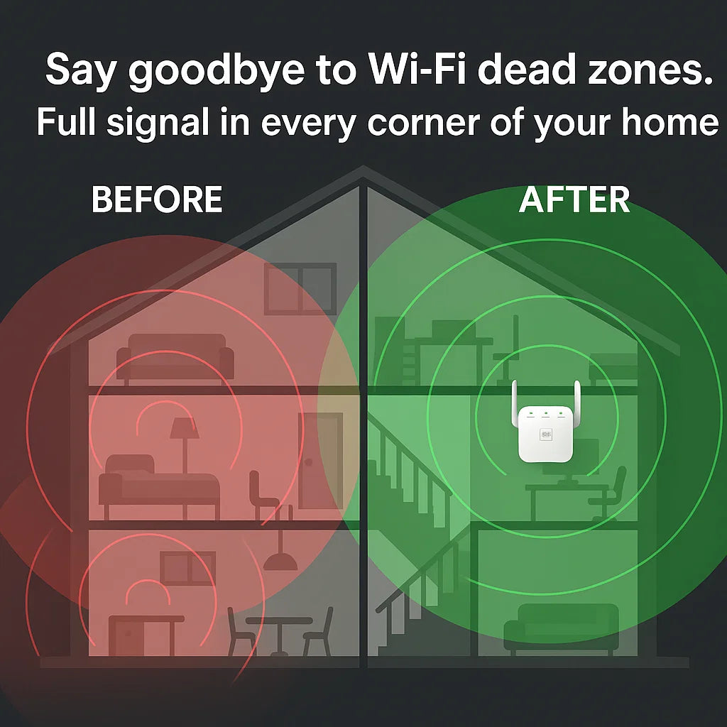 FluxWave X5 5G WiFi-forstærker til hurtig dækning i hjemmet i Storbritannien | Lersk
