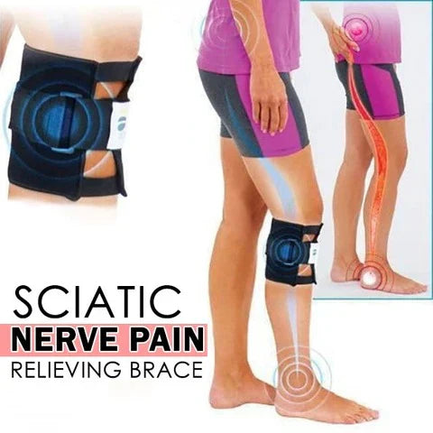Quellia Knee Support Targeted Acupressure Behind the Knee for Sciatic Comfort | Lersk