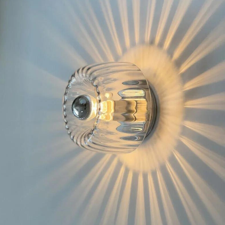 NovaNord Glass Wall Light Nordic Bauhaus Modern Fixture | Lersk