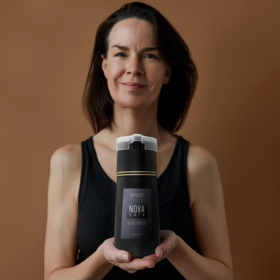 NovaHair – Shampoo colorante botanico per capelli in 10 minuti | Lersk