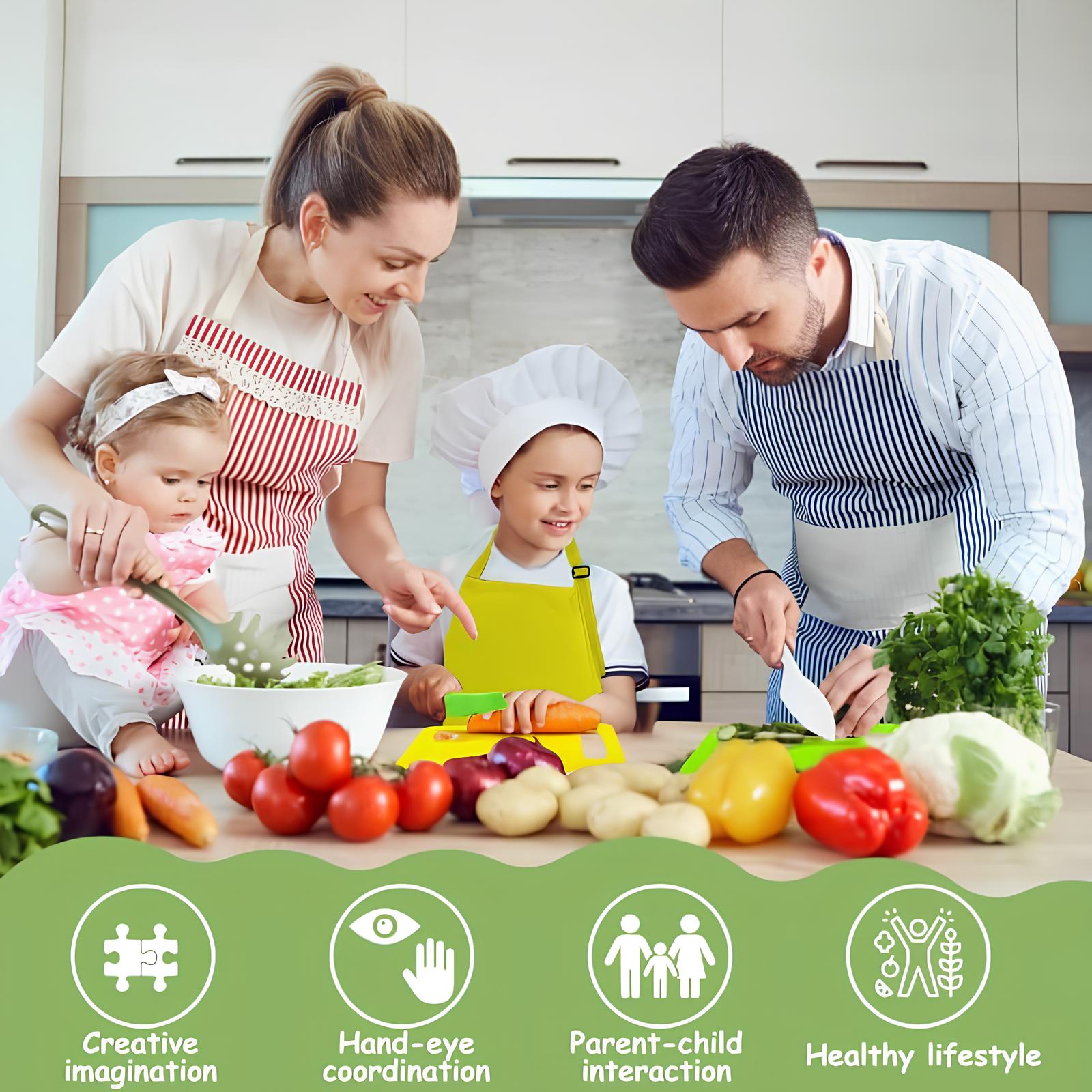 Conjunto de Cozinha para Crianças KidoChef 12 Peças para Pequenos Jovens Chefs | Lersk