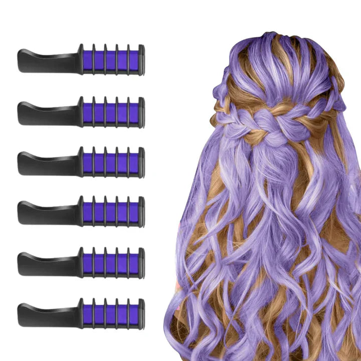Caneta de Giz para Cabelo Lavável para Acentos Coloridos em Penteados e Mechas Hoje | Lersk