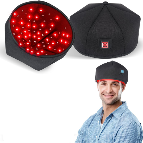Čepice na růst vlasů s červeným světlem a 120 LED diodami pro domácí použití | Lersk