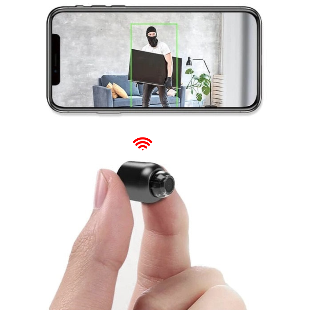 AetherGuard Mini WLAN-Kamera mit Nachtsicht 1080P UK-Video und klarem Audio | Lersk