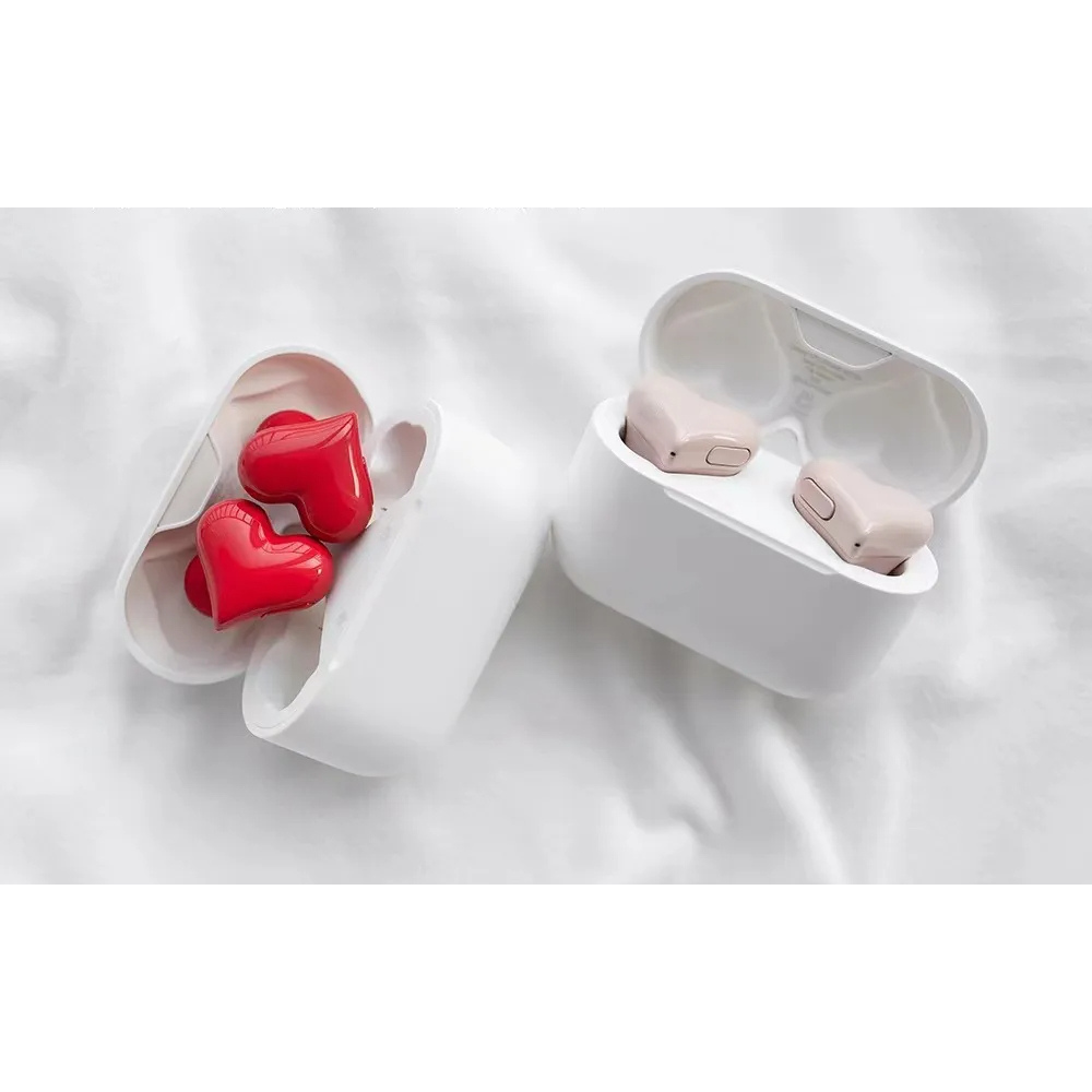 Auricolari Wireless PulseBuds a Forma di Cuore con Cancellazione del Rumore | Lersk