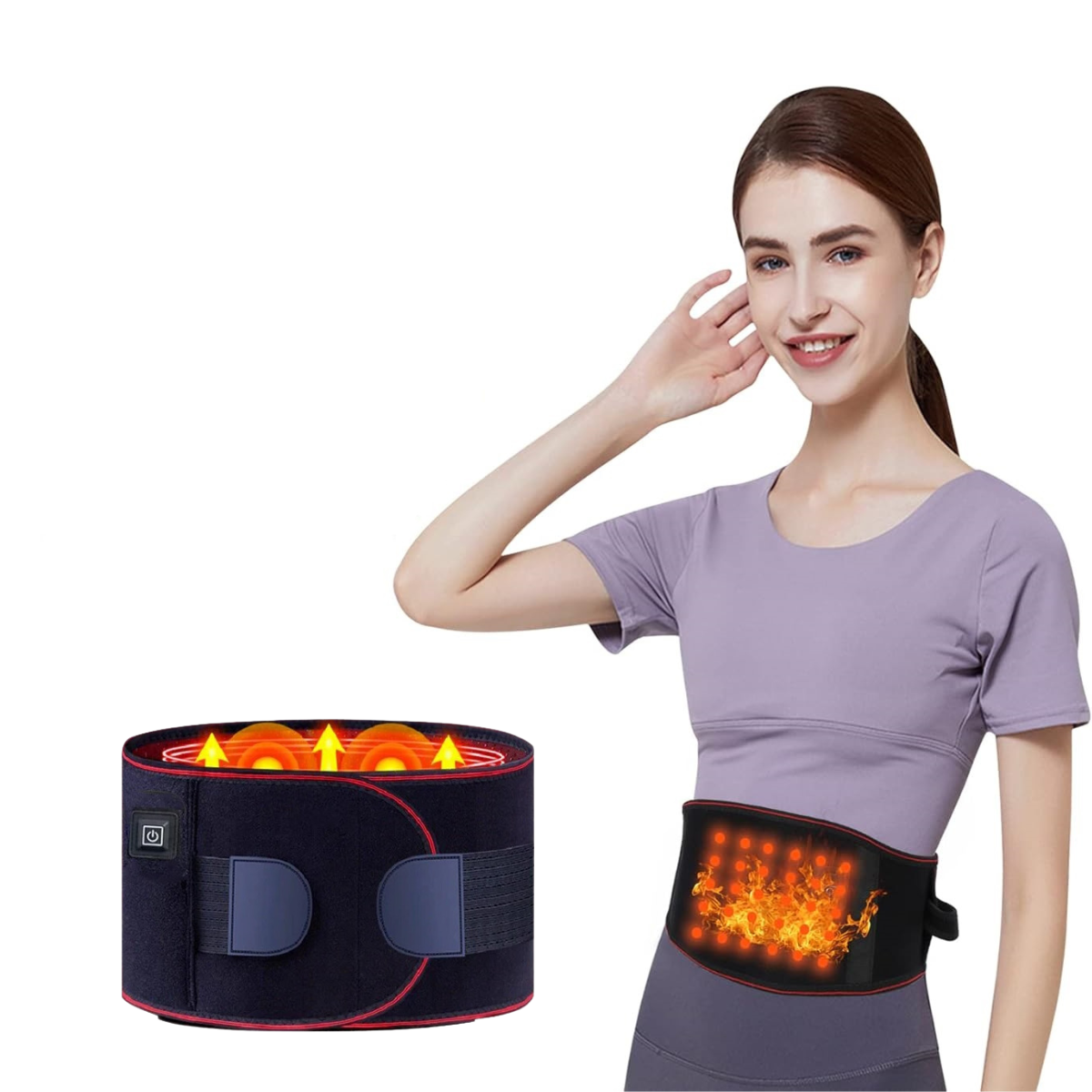 Cinturón de Soporte Lumbar Calefactable ReliefMate | Lersk