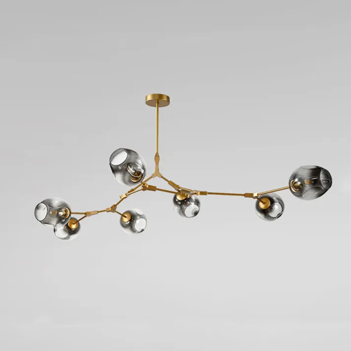 LustraNova Glass Bubble Pendant Light With Branching Arms Ambient Lighting | Lersk