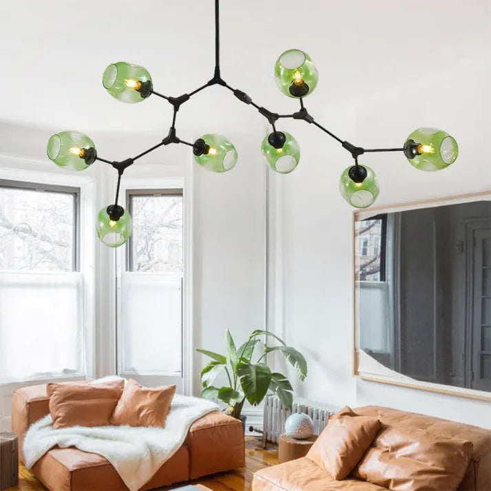 LustraNova Glass Bubble Pendant Light With Branching Arms Ambient Lighting | Lersk