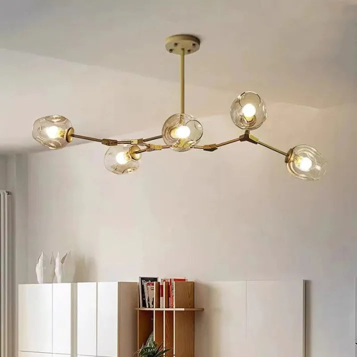 LustraNova Glass Bubble Pendant Light With Branching Arms Ambient Lighting | Lersk
