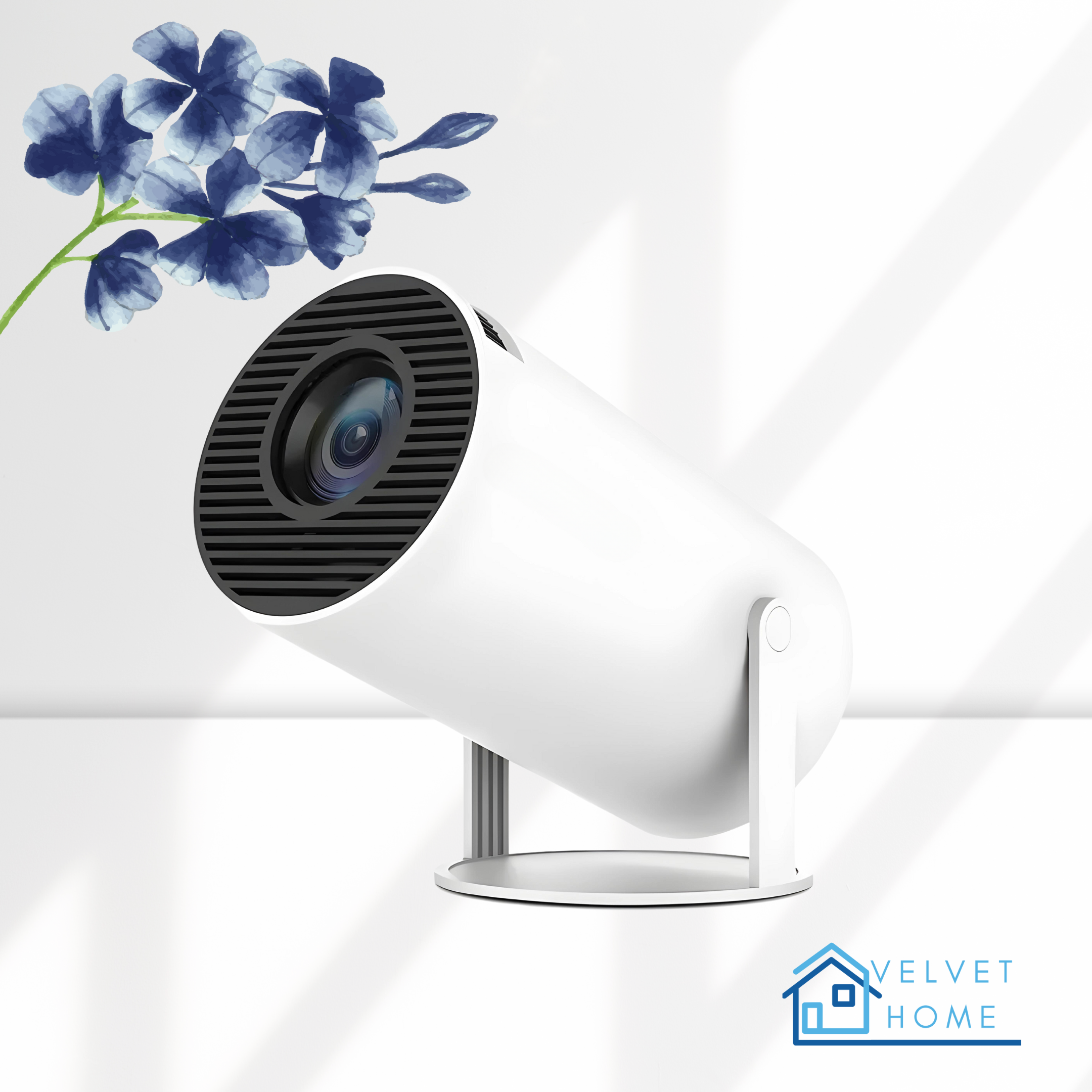 Smart Projector | Transform any space into a Home Cinema | Portable Smart Mini Projector with Built-In Streaming Apps | Lersk