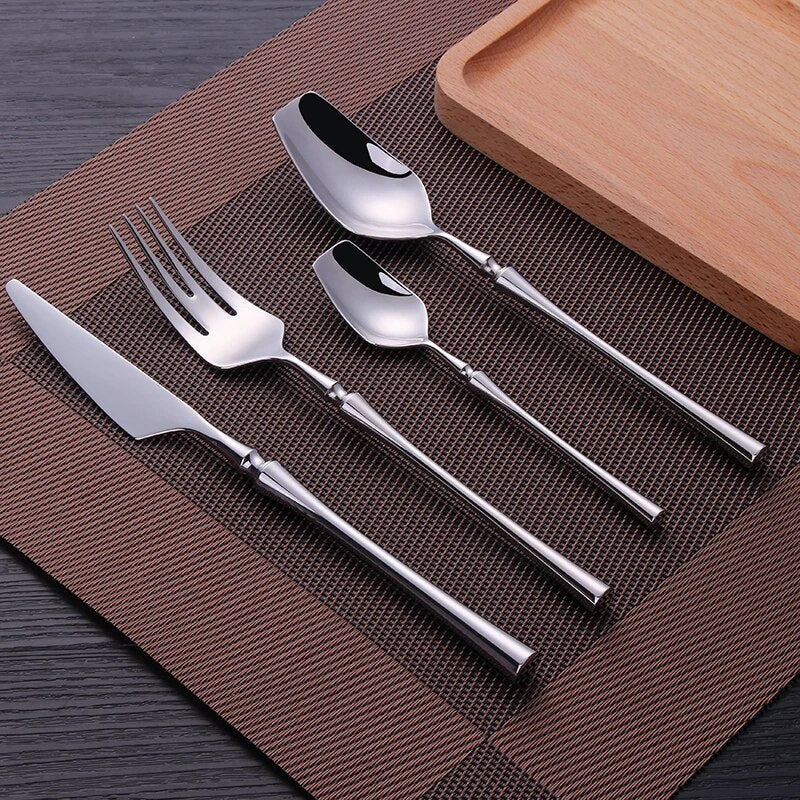 Marina Silver Cutlery Set in 18/10 Stainless Steel | Lersk