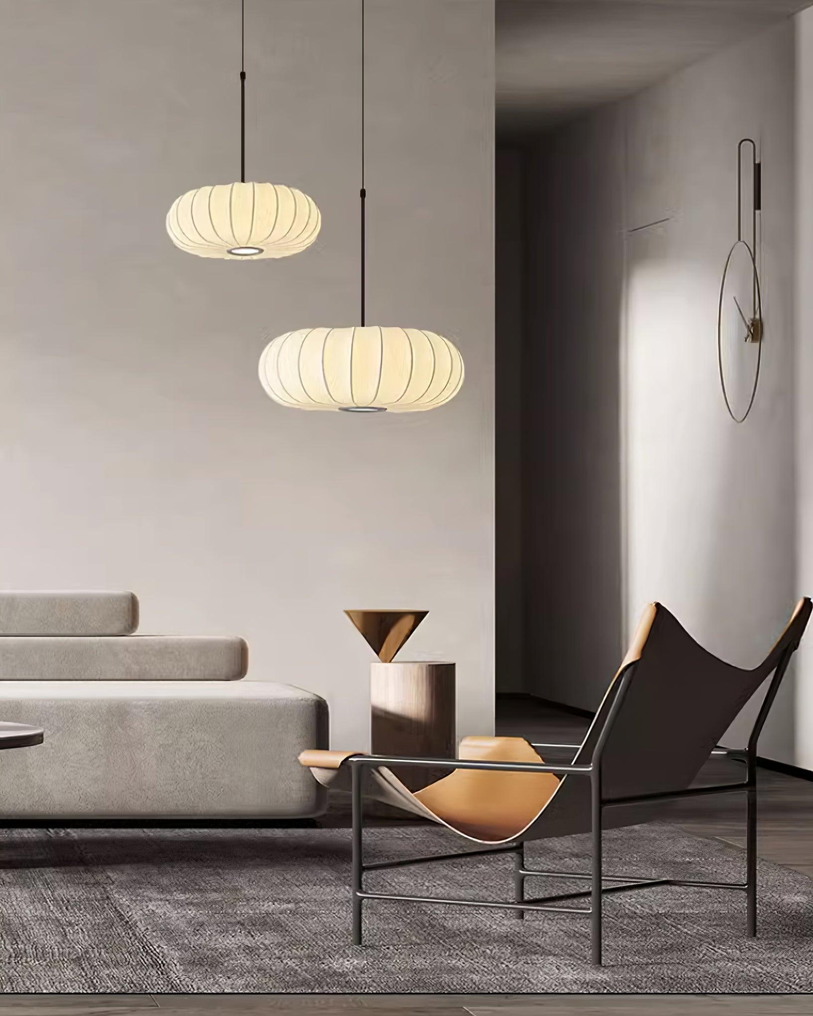 Lampada a sospensione Kisara Wabi Sabi per spazi rustici con legno | Lersk