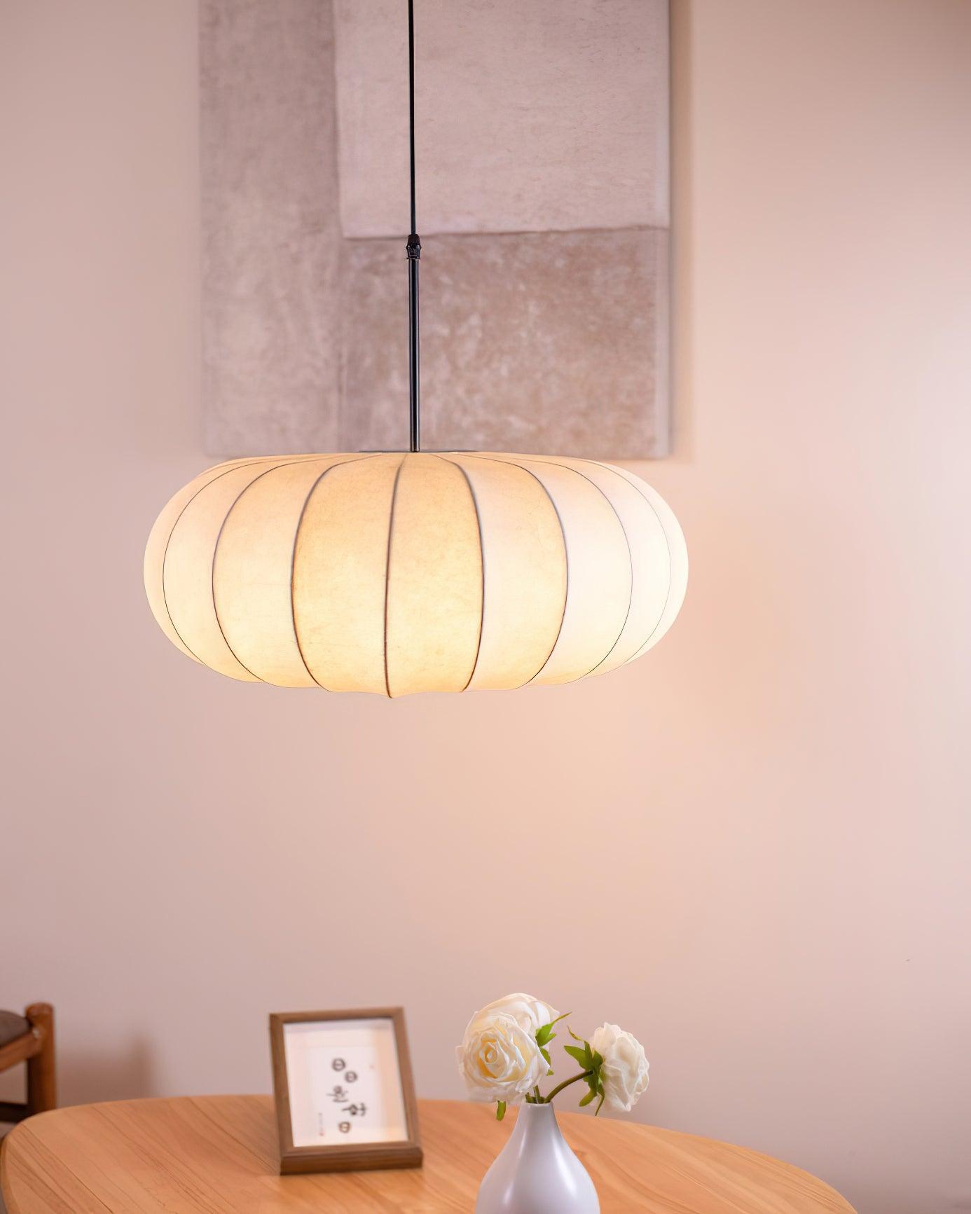 Lunara Minimalistische Pendelleuchte aus natürlichen Materialien | Lersk