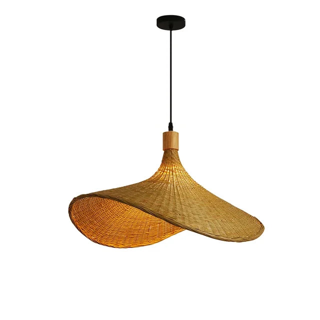 Lampe suspendue en osier de bambou par Bamboo pour une ambiance chaleureuse à la maison | Lersk