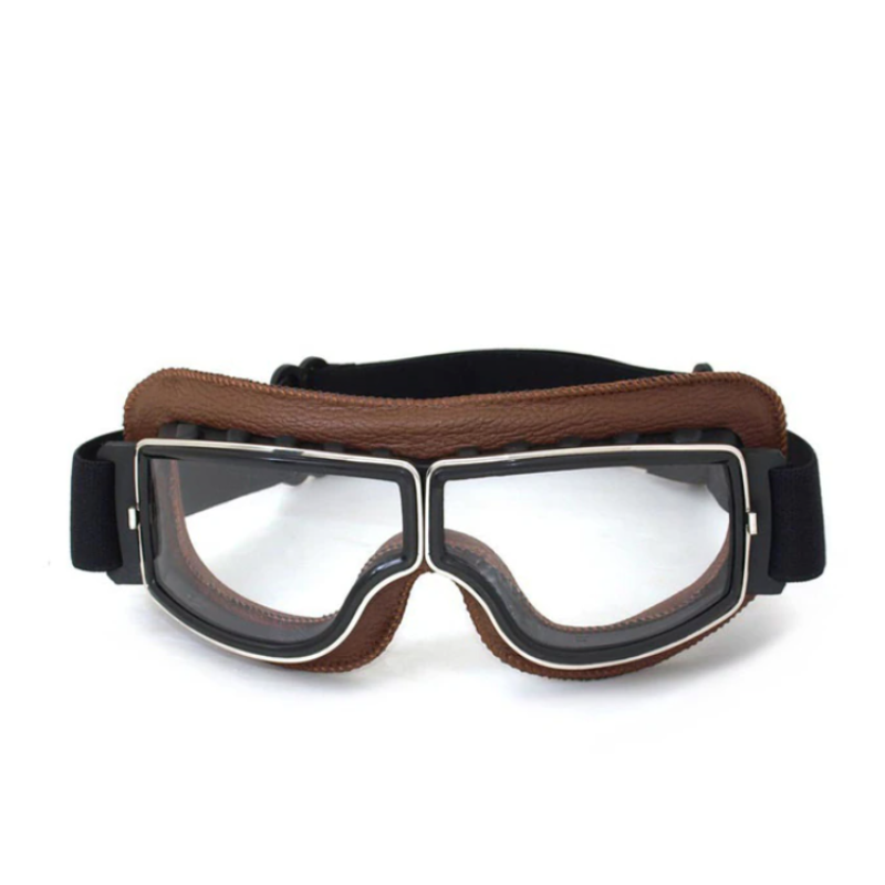 Vintage Leather Motorcycle Glasses Rideredge Windproof | Lersk