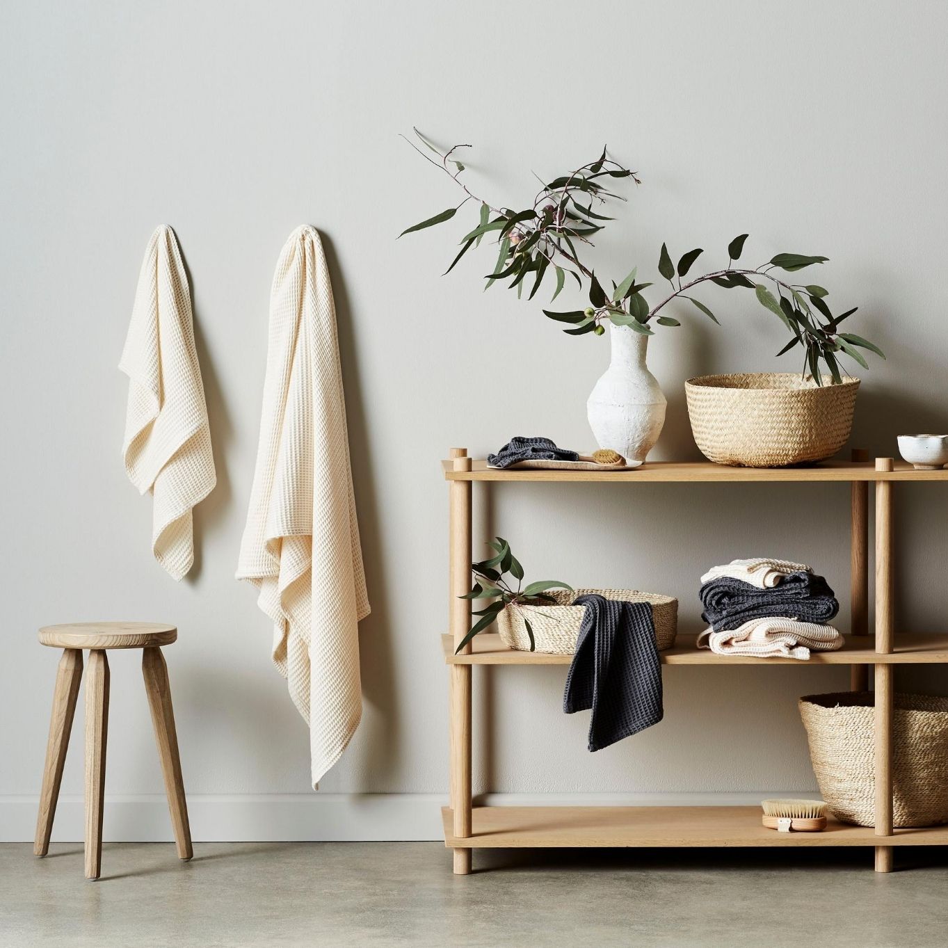 Sada ručníků Aurora Bamboo Spa Waffle s odváděním vlhkosti Lyocell | Lersk