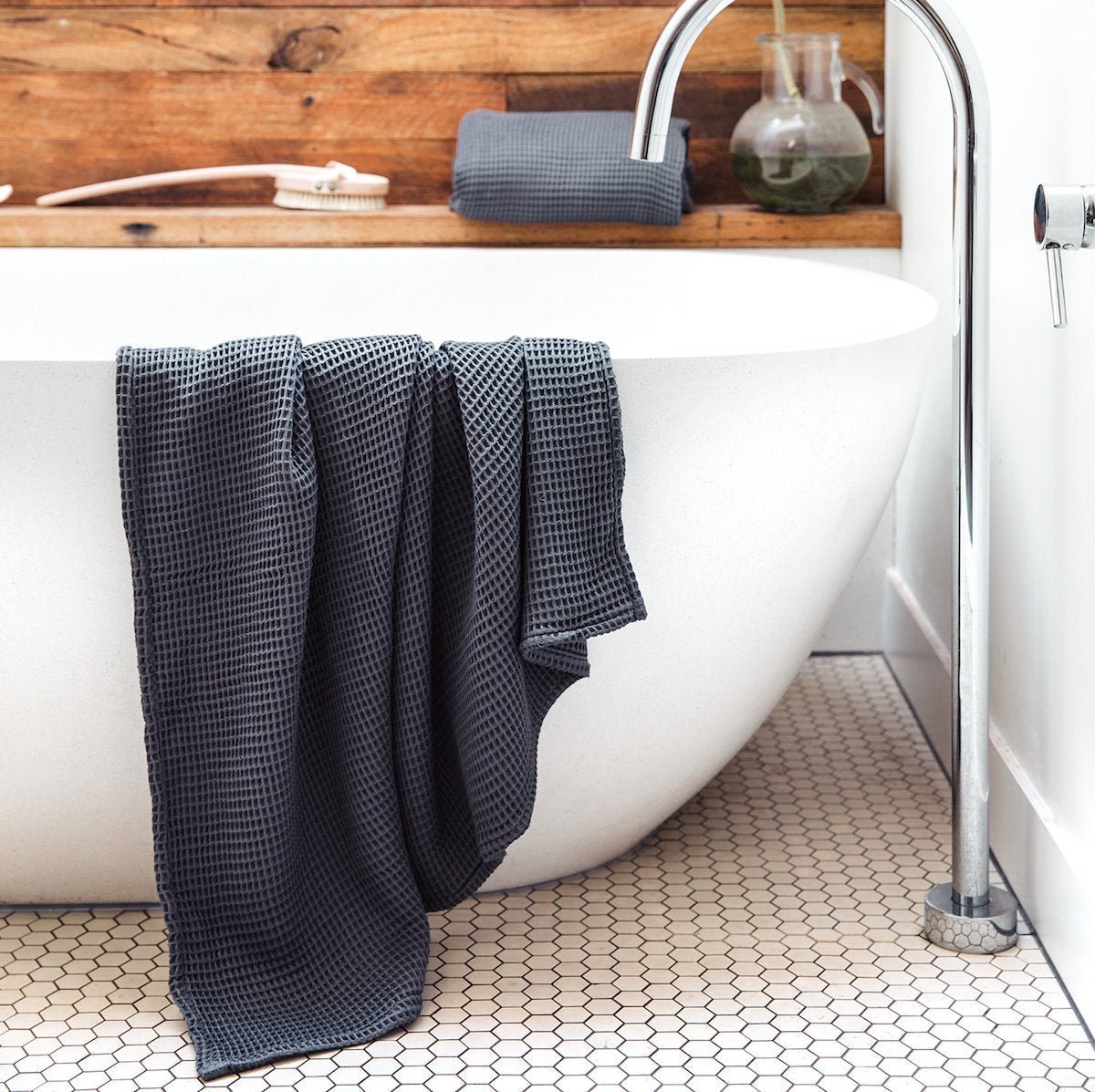 Sada ručníků Aurora Bamboo Spa Waffle s odváděním vlhkosti Lyocell | Lersk