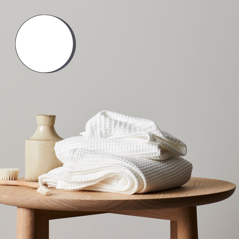 Set da 2 asciugamani spa SereneBamboo in tessuto waffle morbido, ecologici | Lersk