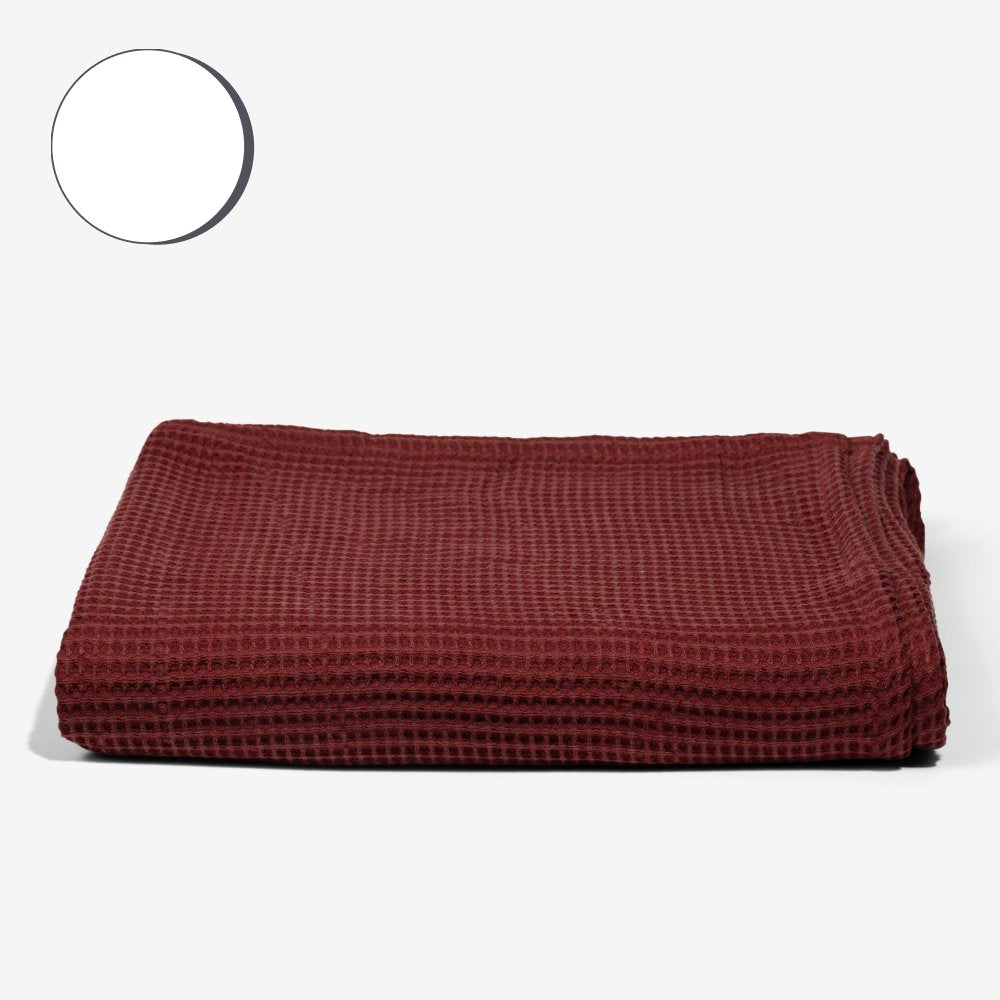 Set da 2 asciugamani spa SereneBamboo in tessuto waffle morbido, ecologici | Lersk