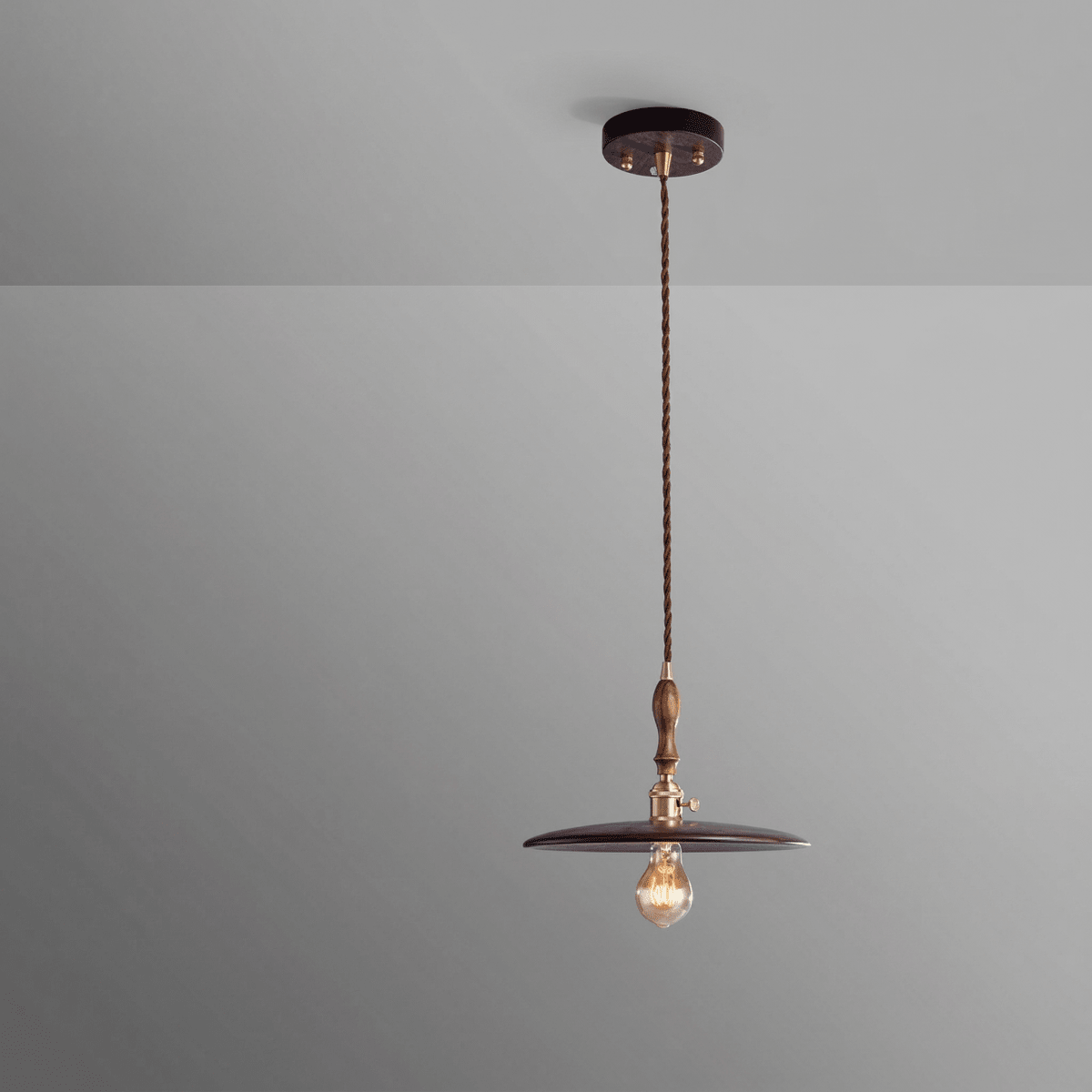 Japansk design valnødtræ pendel, 12-tommer størrelse | Lersk