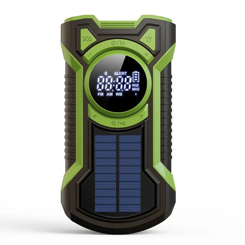 LuminaSurge Radio Wasserdicht mit Handkurbel Bluetooth SOS | Lersk