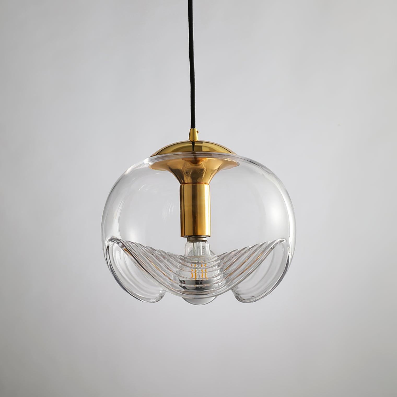 AquaVibe Wave Pendelleuchte aus Eisen und Glas für Wohnzimmer | Lersk
