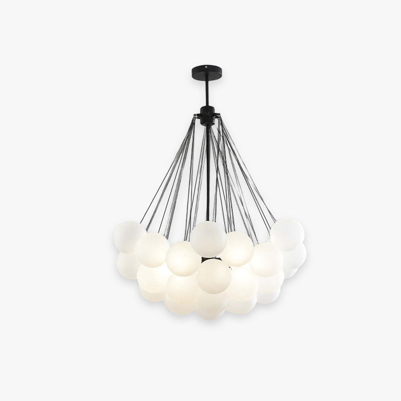 LumeSphere LED-Hängeleuchte in Schwarz und Gold | Lersk