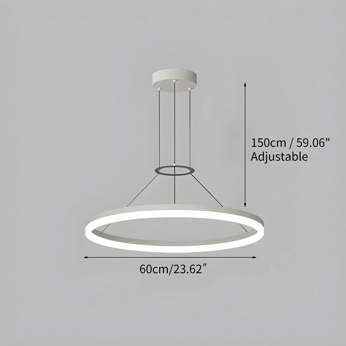 Circular Led Pendant Light for Living Room Kitchen | Lersk