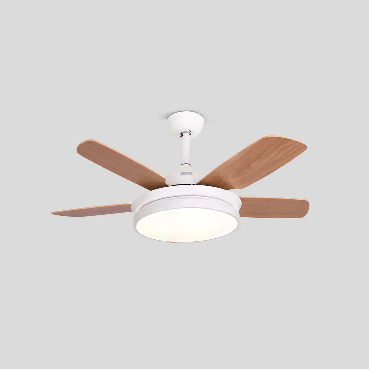 Ventilador de techo con luz y 5 aspas para sala de estar | Lersk